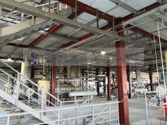 500噸大豆浸出拖鏈生產(chǎn)線(xiàn)項(xiàng)目現(xiàn)場(chǎng)