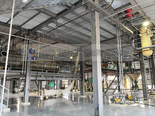 浸出油項(xiàng)目安裝現(xiàn)場